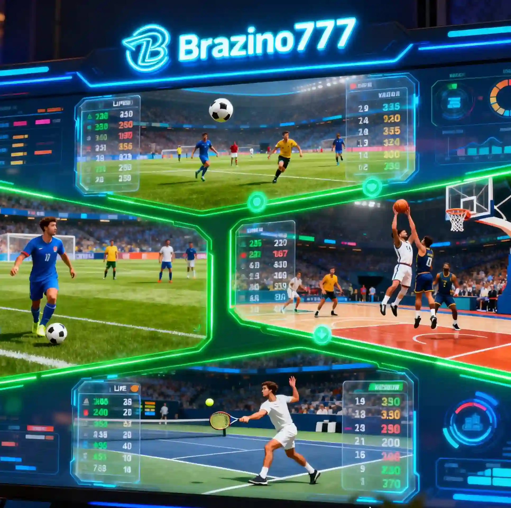Football, basketball, tennis live odds Brazino777